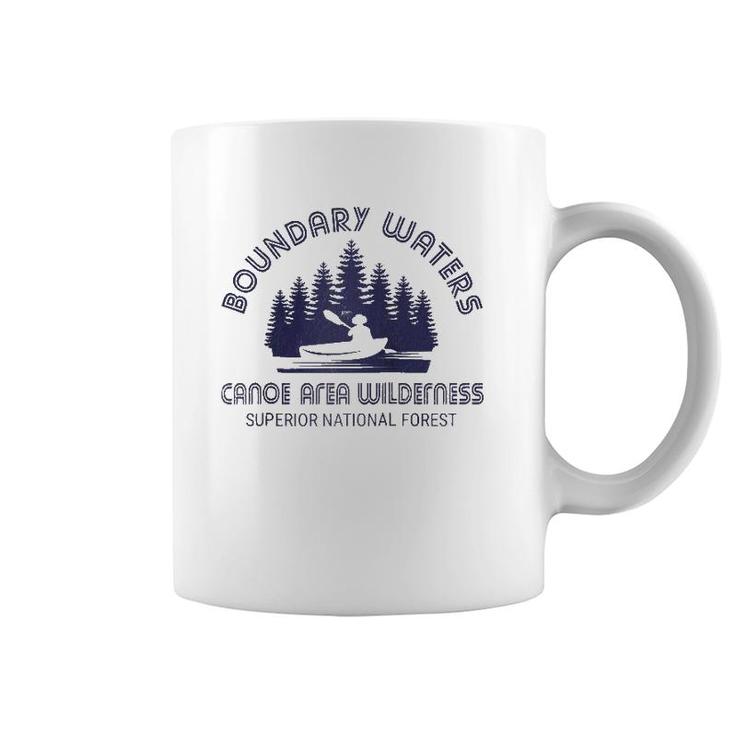 Boundary Waters Canoe Area Distressed Minnesota Bwca Gift Raglan Baseball Tee Coffee Mug