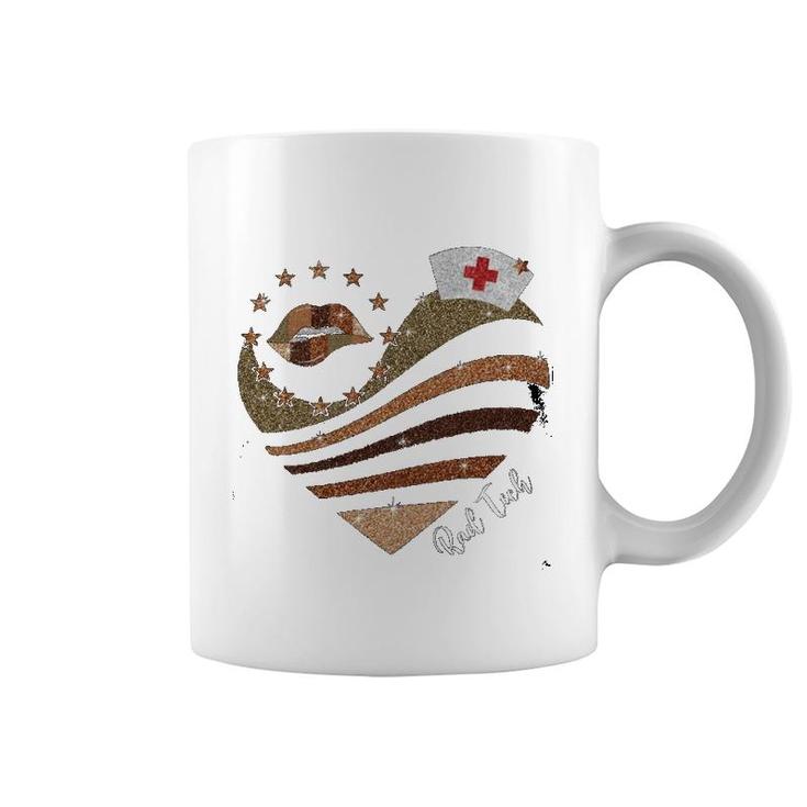 Brown Heart Rad Tech Radiologic Technologist Coffee Mug