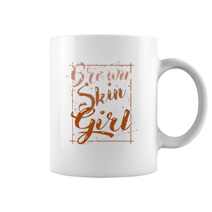 Brown Skin Girl Black Melanin Queen Magic Juneteenth Women Coffee Mug