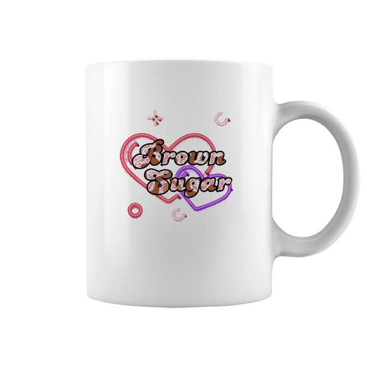 Brown Suga Heart Neon Premium Coffee Mug