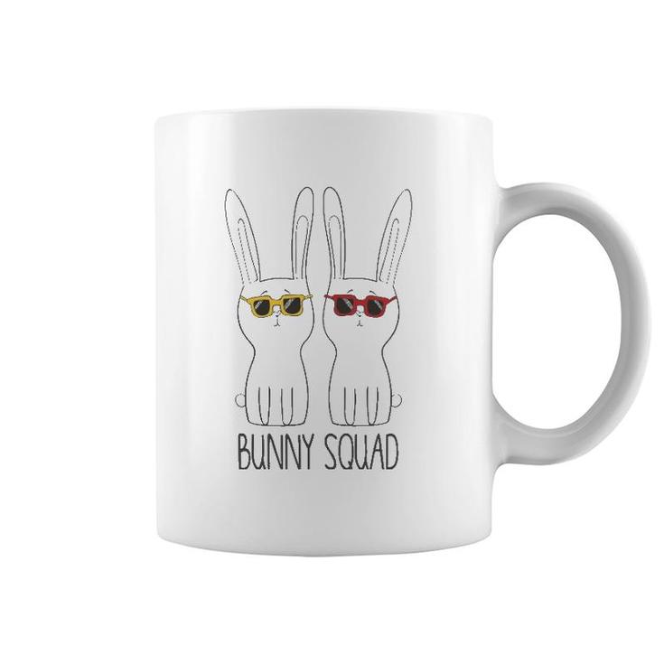 Bunny Squad Funny Cute Pet Rabbit Lover Coffee Mug