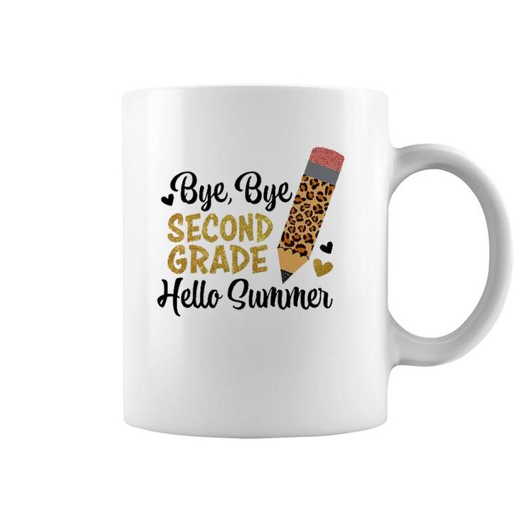 Bye Bye Second Grade Hello Summer Peace Out Second Grade Coffee Mug