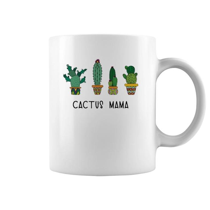 Cactus Mama Succulent Gardener Plant Mom Mother Gift Coffee Mug