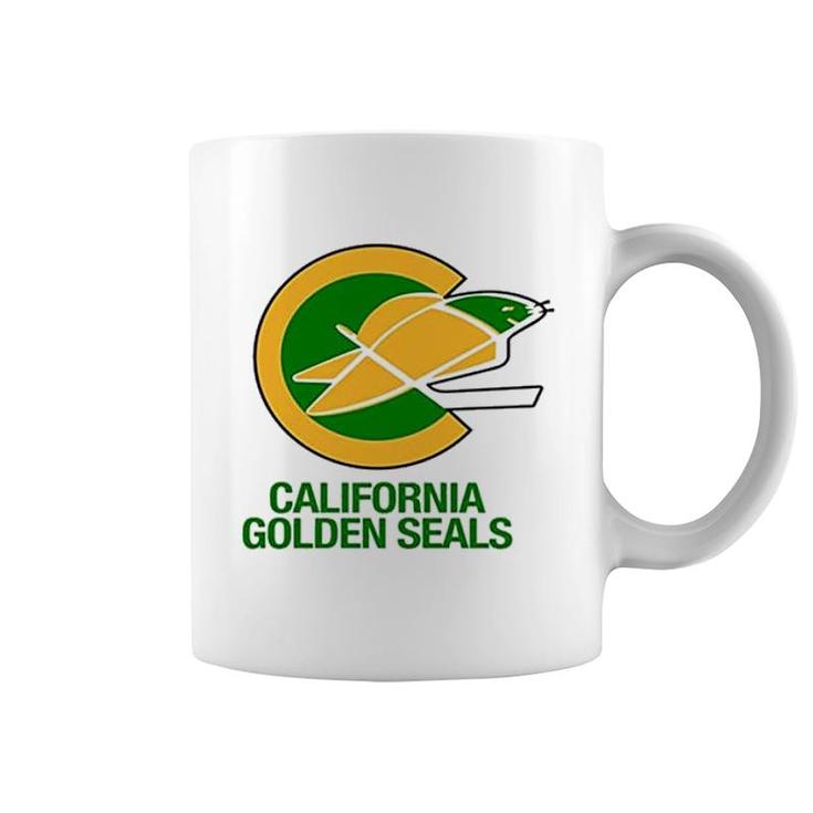 California Golden Seals Hockey Team Retro Hockey Coffee Mug