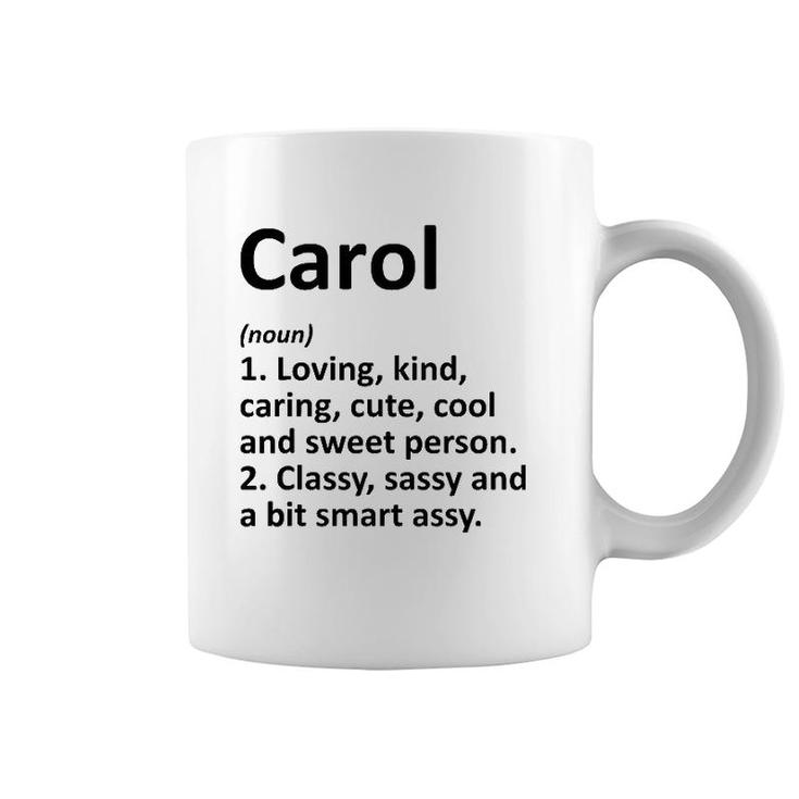 Carol Definition Personalized Name Funny Birthday Gift Idea Coffee Mug
