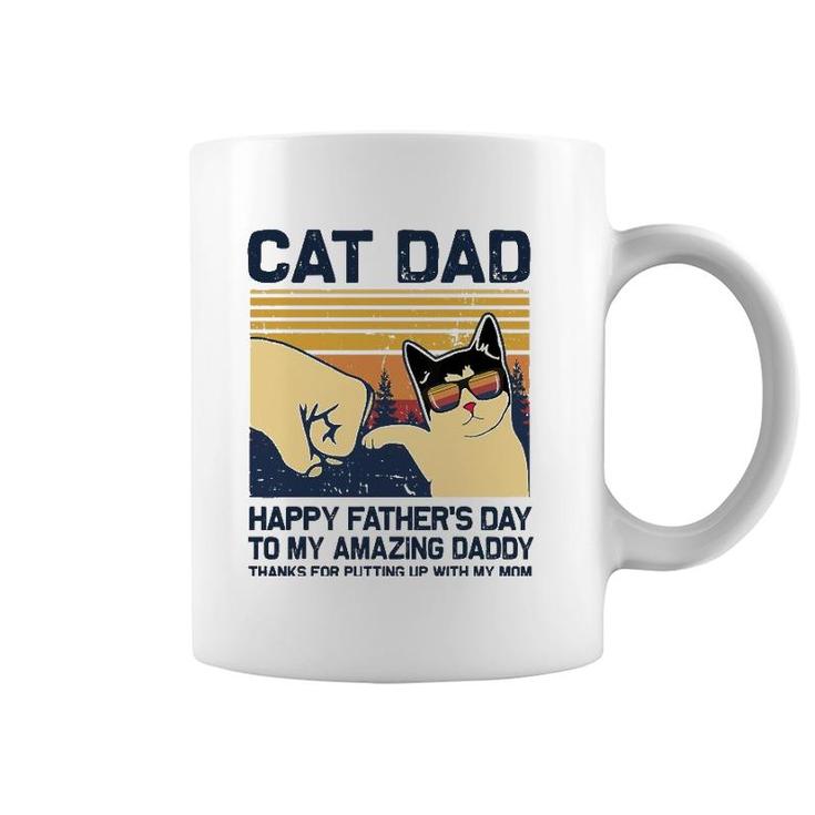Cat Dad-Happy Father's Day To My Amazing Daddy Coffee Mug