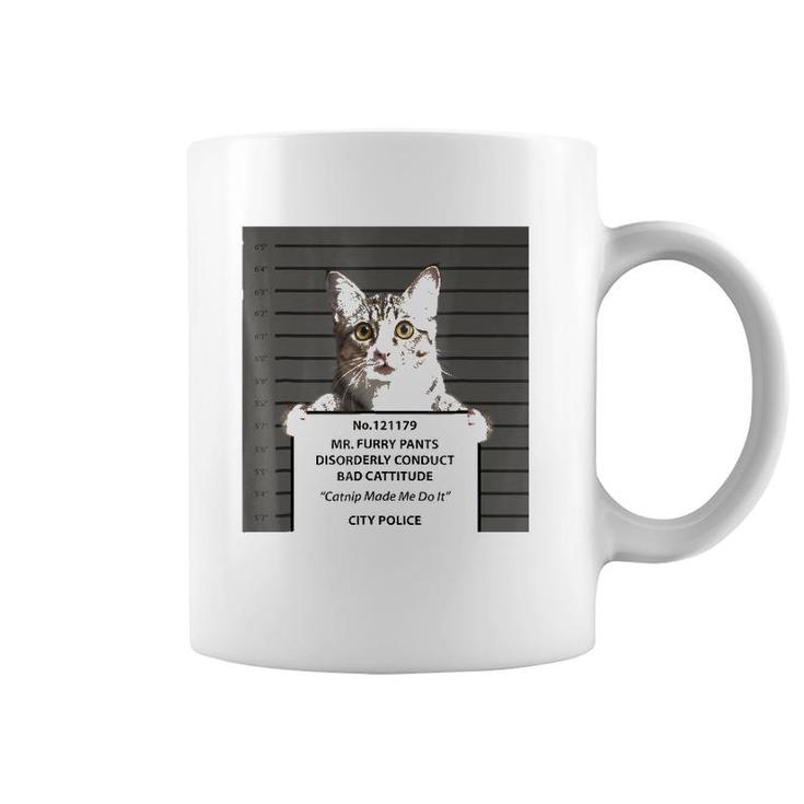 Catnip Cat Bad Cattitude Funny Cat Lover Kitten Gift Coffee Mug