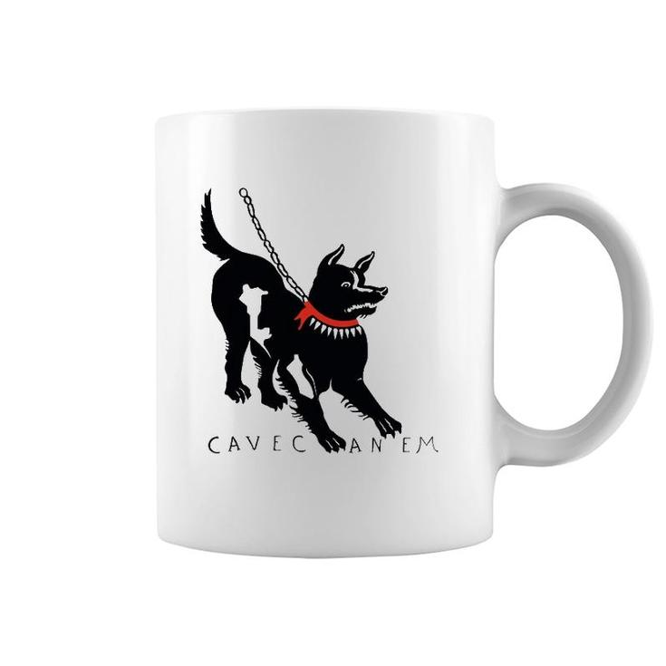 Cave Canem Beware Of Dog Coffee Mug