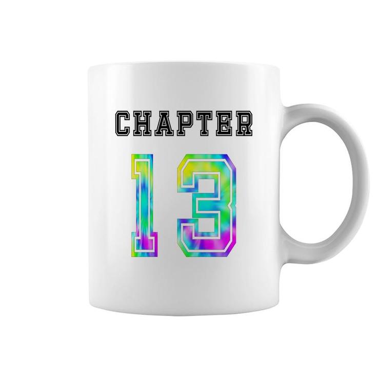 Chapter 13 Tie Dye 13Th Birthday 13 Number Coffee Mug