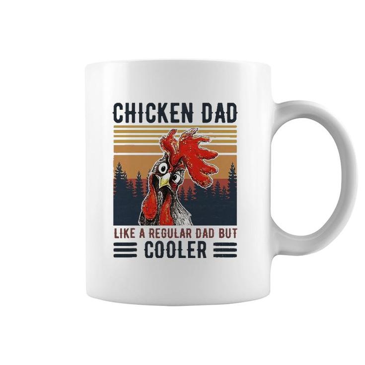 Chicken Dad Like A Regular Dad Farmer Poultry Father's Day Tee Coffee Mug