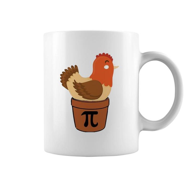 Chicken Funny Maths Engineer Nerd Birthday Gift Pi Day Coffee Mug