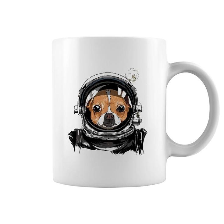 Chihuahua Dog Astronaut Space Exploration Astronomy Lover Coffee Mug
