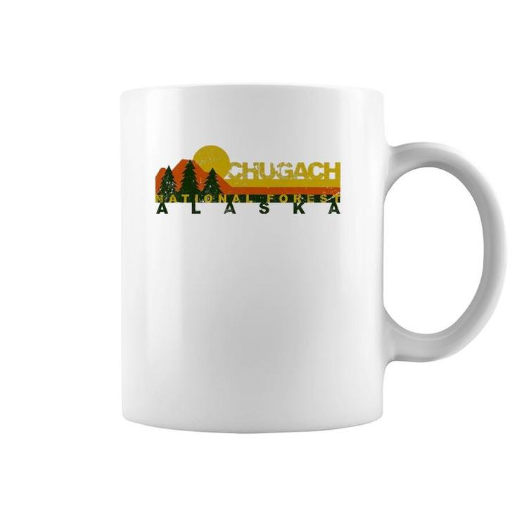 Chugach National Forest Vintage Retro Coffee Mug