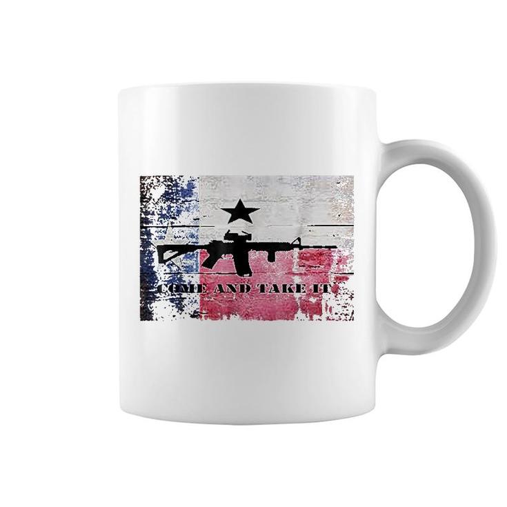 Come And Take It Texas Flag Coffee Mug