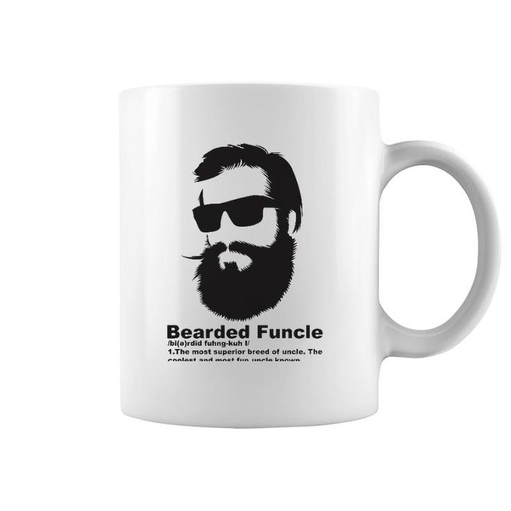 Cool Bearded Funcle - Birthday Gift My Fun Uncle Coffee Mug