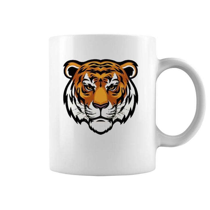 Cool Bengal Tiger Looking Straight Birthday New Year Coffee Mug
