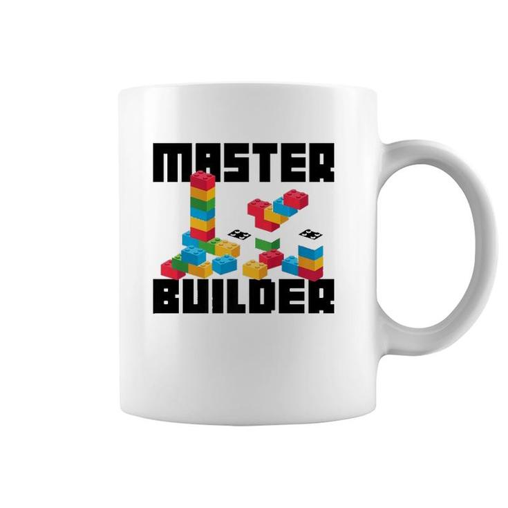 Cool Master Builder Funny Building Blocks Gift Men Women  Coffee Mug