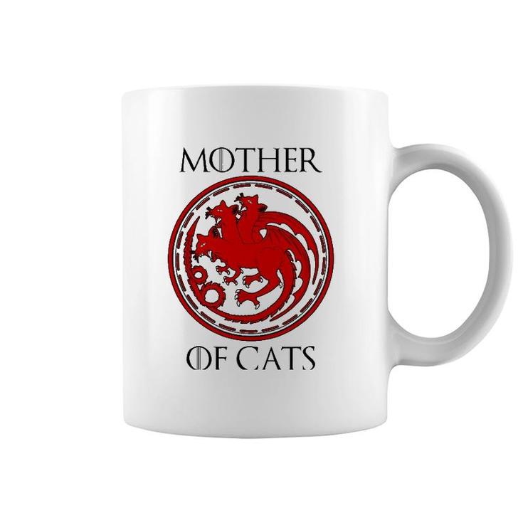 Cool Mother Of Cats Design For Cat And Kitten Enthusiasts Coffee Mug