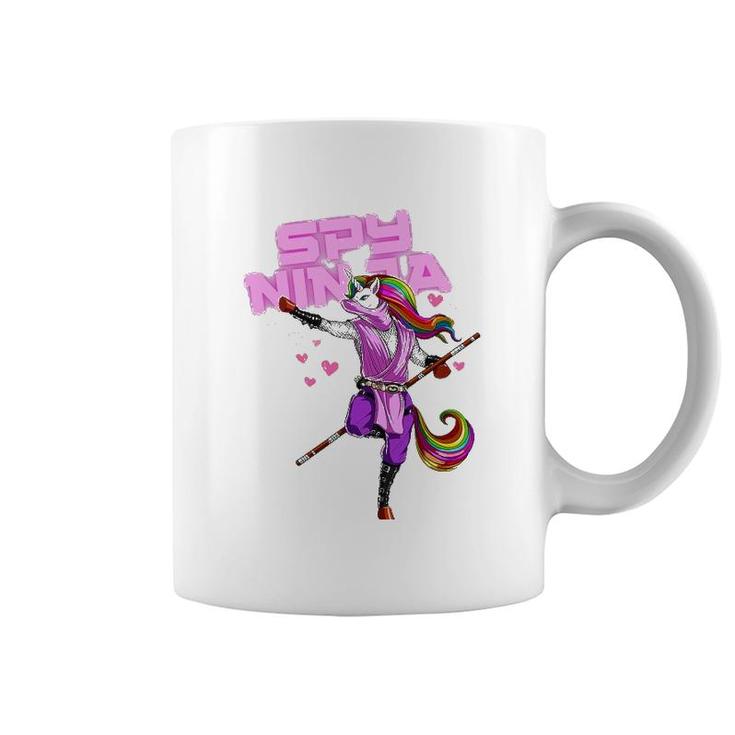 Cool Spy Gaming Ninjas Gamer Unicorn Ninja Boy Girl Day Kids Coffee Mug