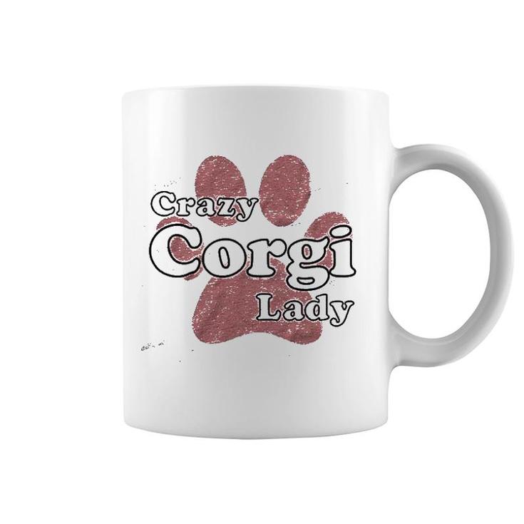 Crazy Corgi Lady Coffee Mug