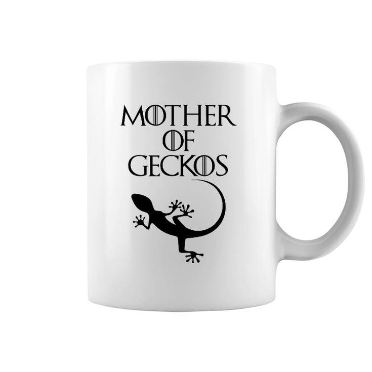 Cute & Unique Black Mother Of Gecko Coffee Mug