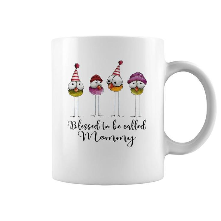 Cute Blessed To Be Called  Mommy White Coffee Mug