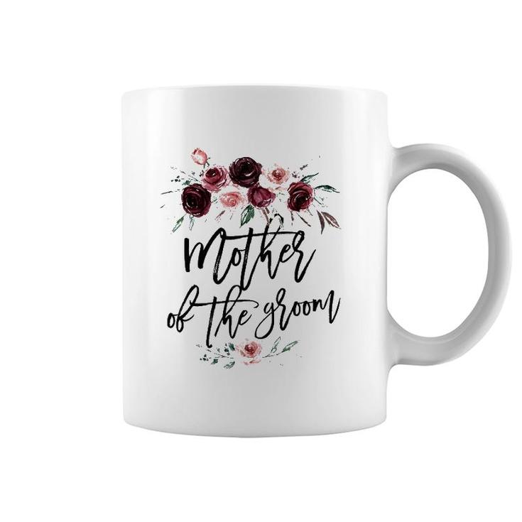 Cute Bridal Shower Wedding Flower Design Mother Of The Groom Coffee Mug