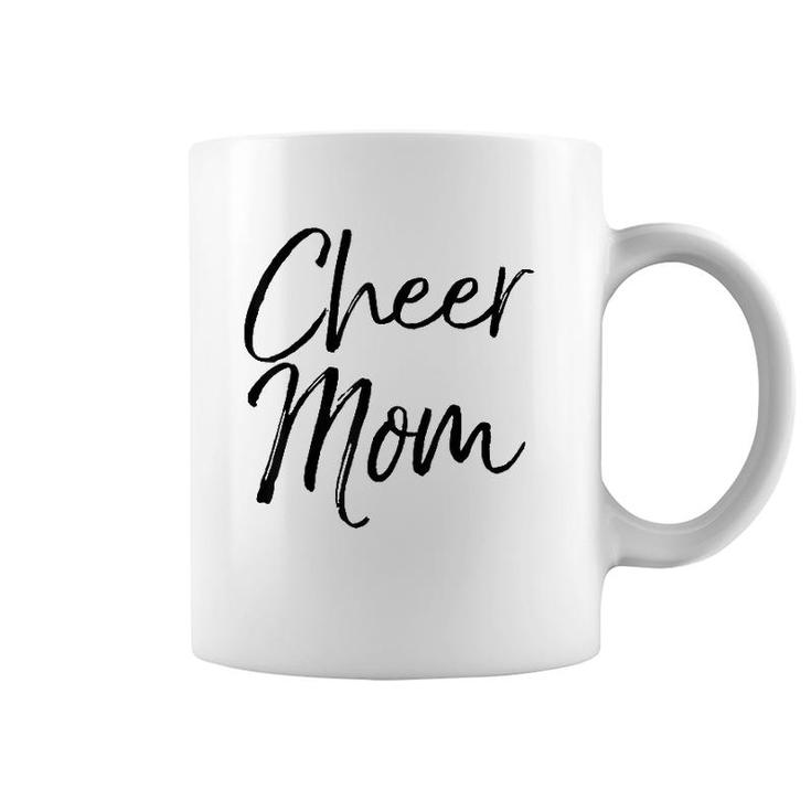 Cute Cheerleader Mother Apparel Gift For Women Cheer Mom Coffee Mug