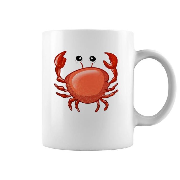 Cute Crab For Kids Ocean Animal Sea Creature Funny Crabs Coffee Mug