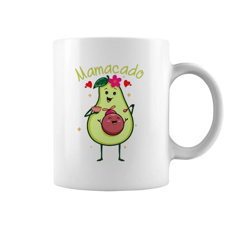 Cute Mamacado Avocado Mama Pregnant Mother Pregnancy Outfit Coffee Mug