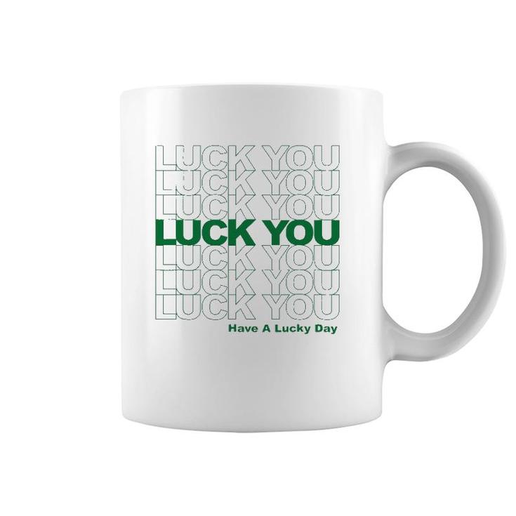 Cute Shamrock Lucky St Patricks Day Coffee Mug