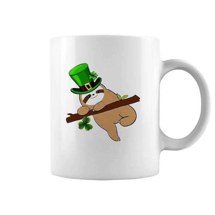 Cute Sloth Saint Patrick’S Day Animal Coffee Mug