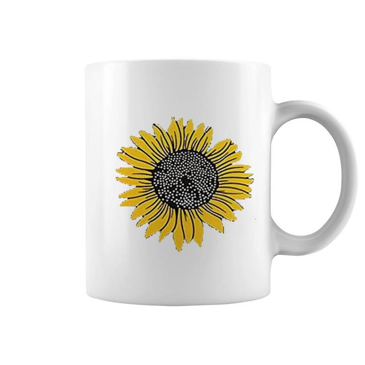 Cute Sunflowers Print Coffee Mug
