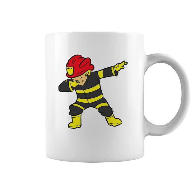 Dabbing Firefighter Dabbing Fireman Boys Fireman Dab Coffee Mug