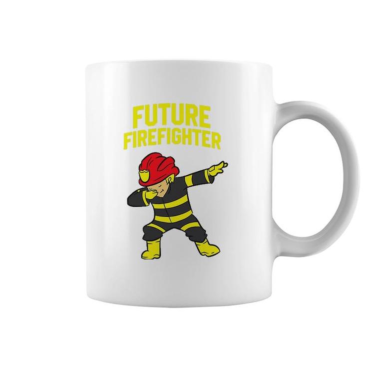 Dabbing Firefighter Kids Future Firefighter Coffee Mug