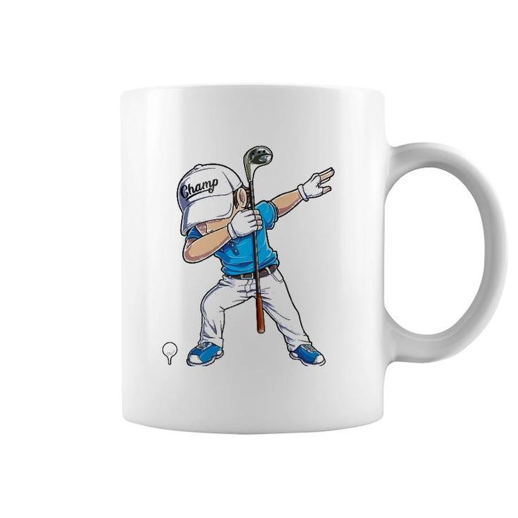 Dabbing Golf Player Golfer Golfing Funny Boys Men Dab Dance Premium Coffee Mug