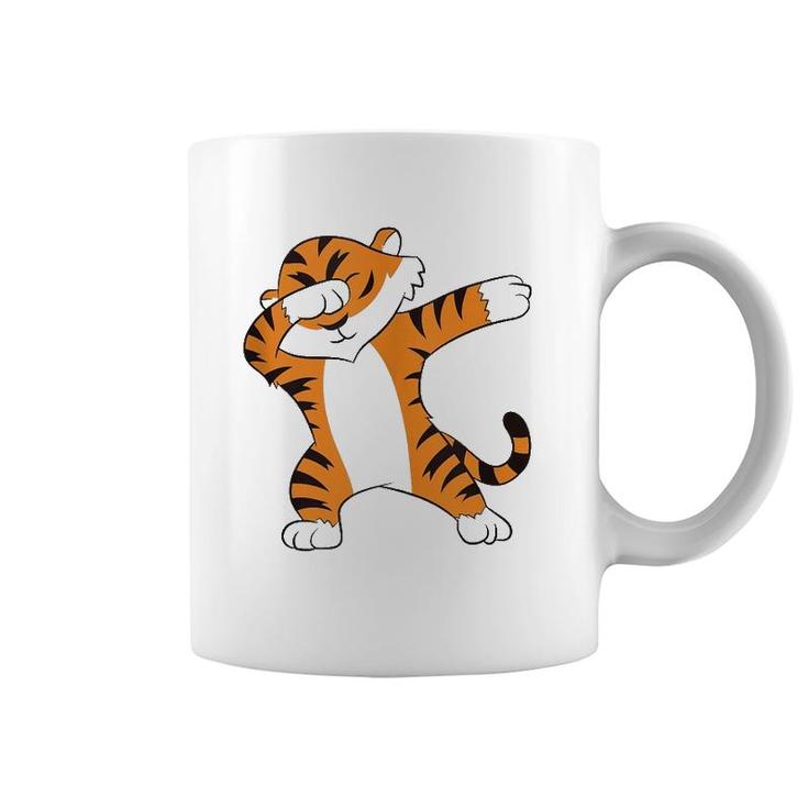 Dabbing Tiger Funny Boy Girl Tiger Children Tiger Dab Coffee Mug