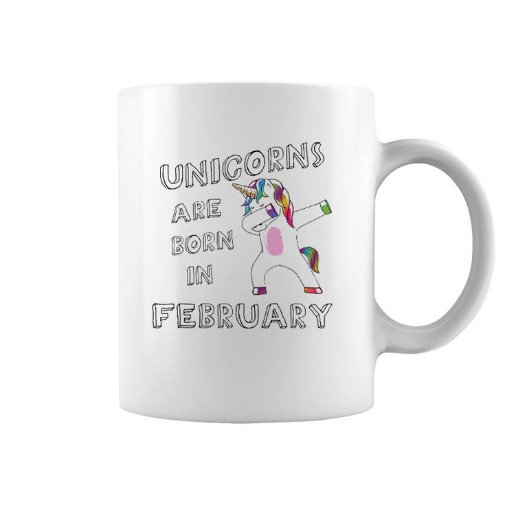 Dabbing Unicorn Birthday  February Unicorn Coffee Mug