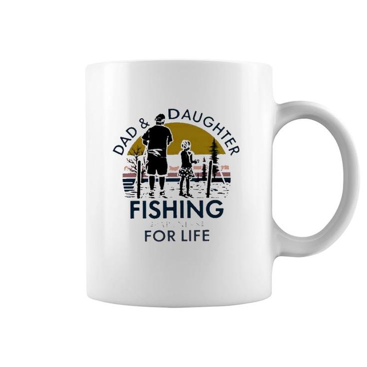 Dad And Daughter Fishing Partners For Life Vintage Coffee Mug