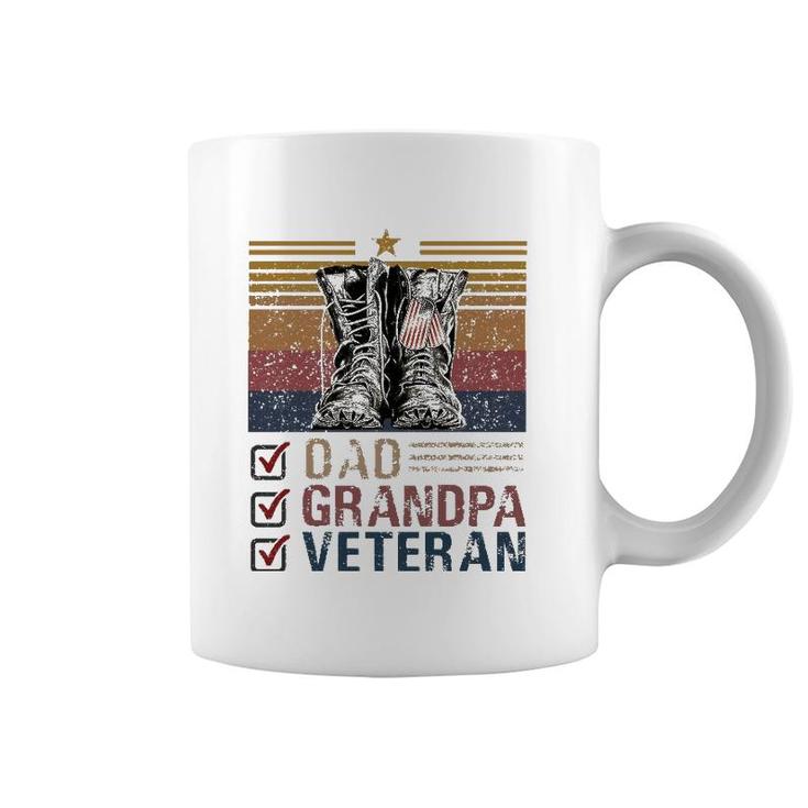 Dad Grandpa Veteran Vintage Favorite Holiday Veteran's Day Coffee Mug