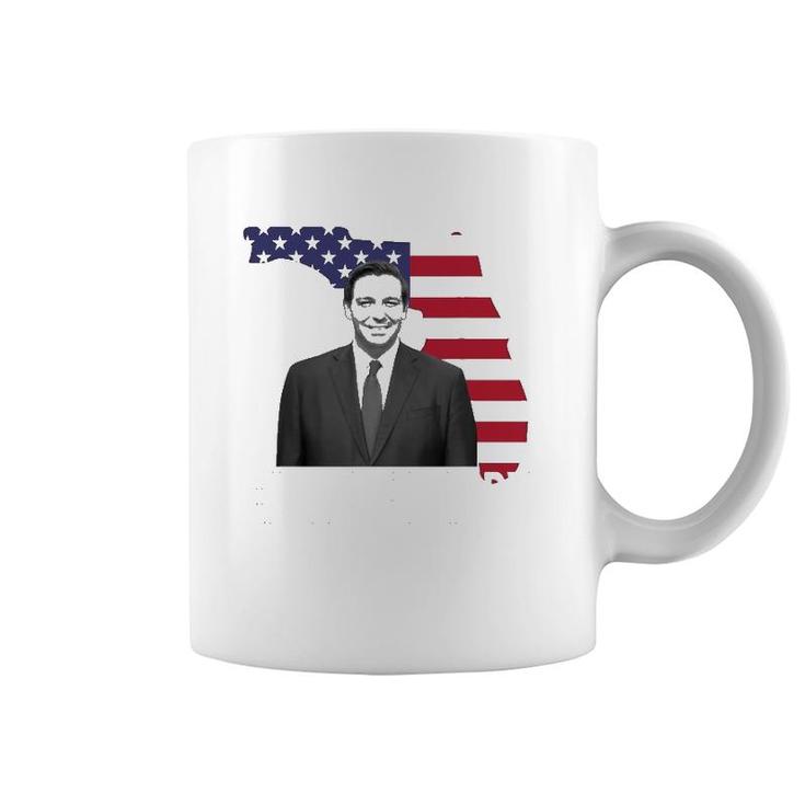 Daddy Desantis Florida America Flag 4Th Of July Coffee Mug