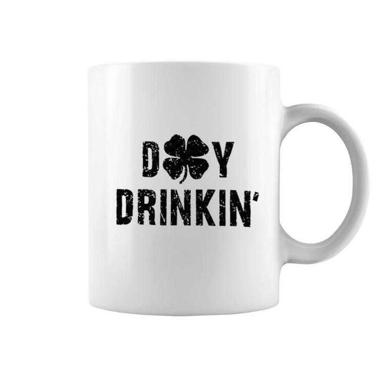 Day Drink Irish Shamrock  St Patricks Day Coffee Mug