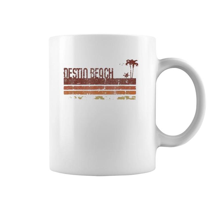 Destin Beach Florida Vintage 70S 80S Vacation Coffee Mug