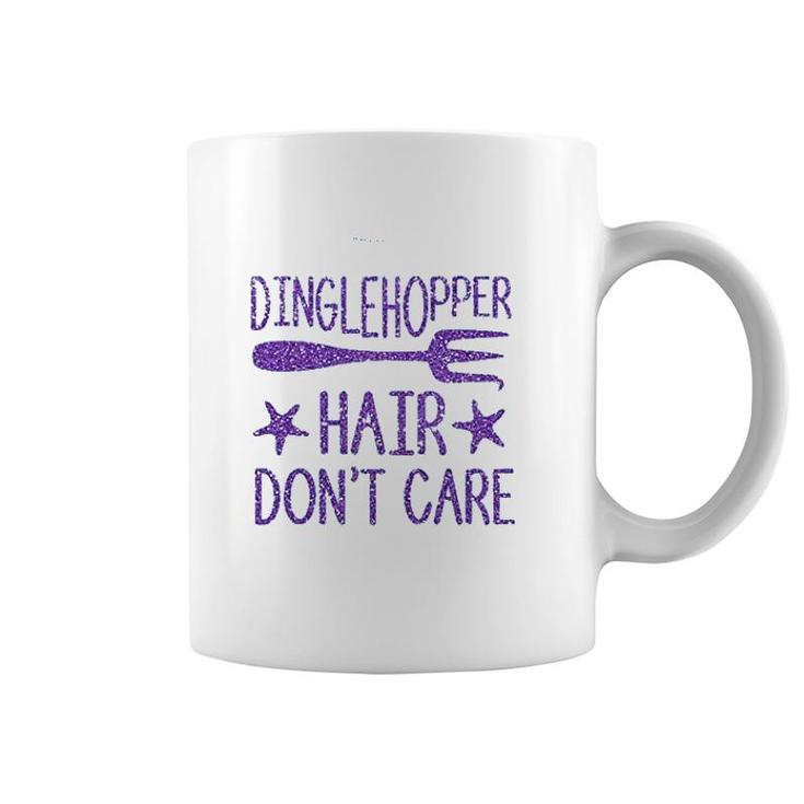 Dinglehopper Hair Do Not Care The Little Mermaid  Coffee Mug
