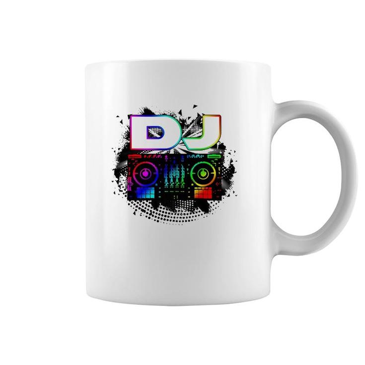 Dj Music Lover Music Player Sound Cool Funny Gift  Coffee Mug