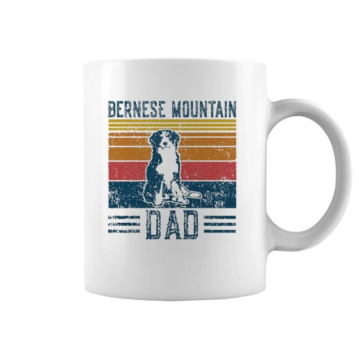 Dog Berner Dad - Vintage Bernese Mountain Dad Coffee Mug