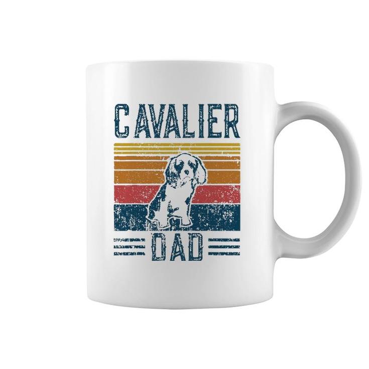 Dog Cavalier King Charles Spaniel Vintage Cavalier Dad Coffee Mug