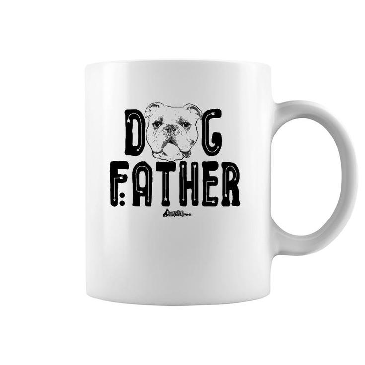 Dog Father  English Bulldog Dad Top Fun Dog Lover Coffee Mug