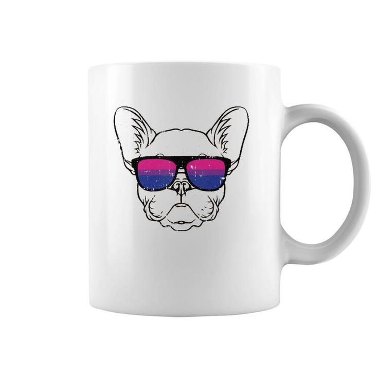 Dog Sunglasses Bi-Sexual Pride Puppy Lover Proud Lgbt-Q Ally Tank Top Coffee Mug