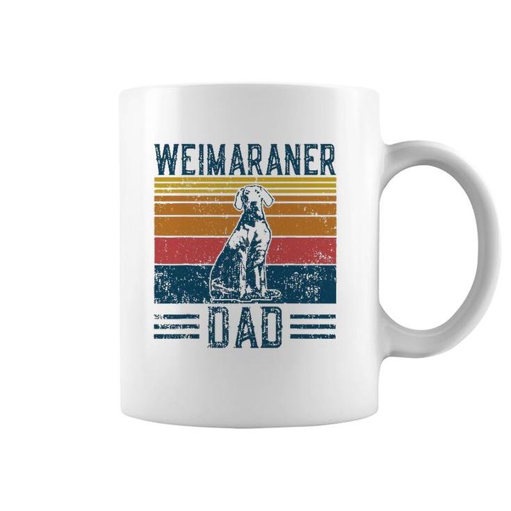 Dog Weim Dad Vintage Weimaraner Dad Coffee Mug